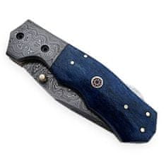 Mingora összecsukható damaszk kés-Kék