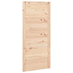 shumee szürke tömör fenyőfa istálló stílusú ajtó 90x1,8x204,5 cm