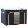 Textil tároló doboz, összehajtható ruhatároló és játéktároló, tartós és rugalmas megoldás műanyag tároló helyett | STACKBOX