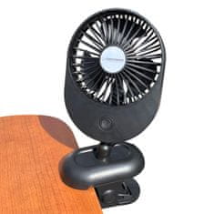 Northix Esperanza - USB tápellátású mini ventilátor asztali bilinccsel 