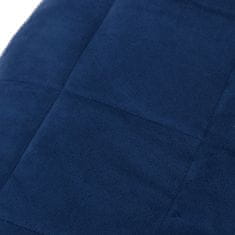 shumee kék szövet súlyozott takaró 200 x 220 cm 9 kg
