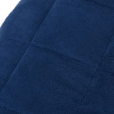shumee kék szövet súlyozott takaró 137 x 200 cm 6 kg