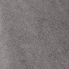 shumee szürke szövet súlyozott takaró huzattal 152 x 203 cm 7 kg