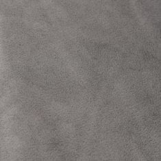 shumee szürke szövet súlyozott takaró huzattal 200 x 230 cm 13 kg
