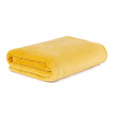 Homla ROTE Mustár színű takaró 150x200 cm