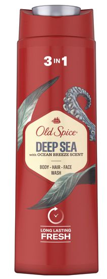 Old Spice Deep Sea tusfürdő férfiaknak, 400 ml