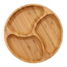 Homla BAMBOU Bambusz tányér három rekesszel 25 cm