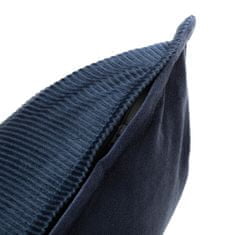 Homla NANTU párnahuzat bársony kordbársony utánzatból, kék 45x45+1,5 cm