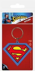 Superman gumi kulcstartó