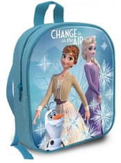 Disney Gyerek hátizsák türkizkék - Frozen/Elsa, Anna és Olaf 