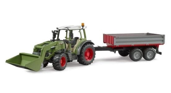 BRUDER traktor Fendt Vario 211 frontrakodóval és billenő pótkocsival