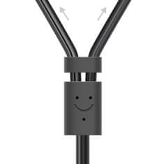 Ugreen AV102 audio kábel 3.5mm mini jack / 2RCA 1.5m, fekete
