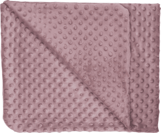 BUBABA takaró Minky rózsaszínű