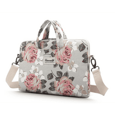 BB-Shop Canvaslife laptop táska táska 13' 14" virágok rózsák