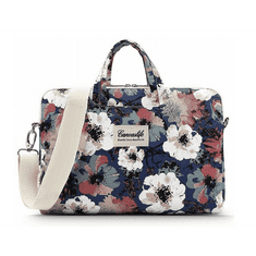 BB-Shop Canvaslife tengerészkék laptop táska 13' 14" Camellia virágok