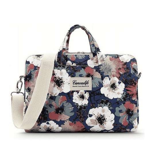 BB-Shop Canvaslife laptop táska táska 15' 16" Camellia virágok