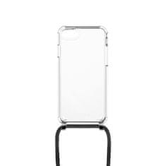 FIXED Pure Neck védőtok fekete nyakpánttal Apple iPhone 7/8/SE számára (2020/2022) FIXPUN-100-BK