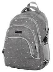 Oxybag Iskolai hátizsák OXY SCOOLER, Grey geometric