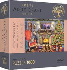 Trefl Wood Craft Origin Puzzle A kandalló mellett 1000 darabos puzzle