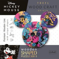 Trefl Wood Craft Origin Puzzle Mickey egér 505 darabos puzzle