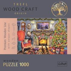 Trefl Wood Craft Origin Puzzle A kandalló mellett 1000 darabos puzzle