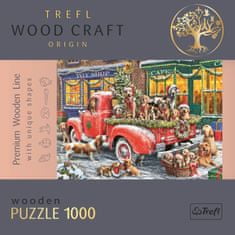 Trefl Wood Craft Origin Puzzle Mikulás kis segítői 1000 db