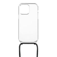 FIXED Pure Neck Case fekete nyaklánccal Apple iPhone 14 Pro FIXPUN-930-BK iPhone 13 Pro készülékhez