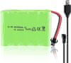 1 darab újratölthető akkumulátor 6V Ni-MH 2400 mAh autós távirányítóhoz + USB töltőkábel