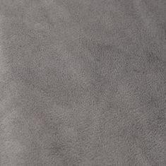 shumee szürke szövet súlyozott takaró huzattal 200 x 220 cm 13 kg