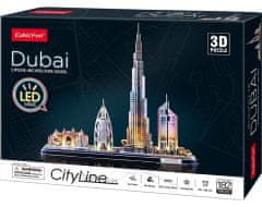 CubicFun CityLine panoráma 3D puzzle: Dubai 182 darab