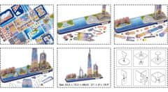 CubicFun CityLine panoráma 3D puzzle: Dubai 182 darab