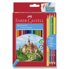 Faber-Castell zsírkréta 36 szín + 6 szín