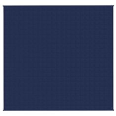 Greatstore kék szövet súlyozott takaró 220 x 240 cm 11 kg
