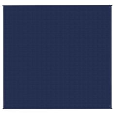 Greatstore kék szövet súlyozott takaró 220 x 240 cm 15 kg