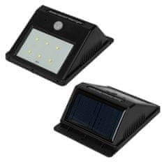 tectake 2 Kültéri fali LED lámpa beépített napelemes panellel és mozgásérzékelővel