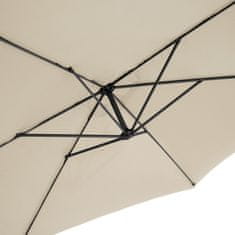 tectake Oldal lábas napernyő 350 cm, csomagolással