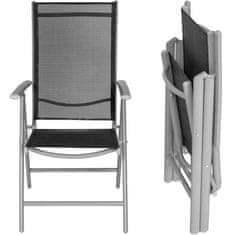 tectake 6 alumínium kerti összecsukható szék