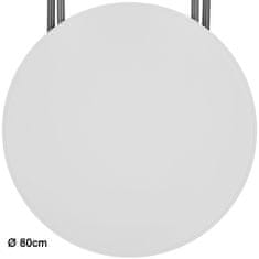tectake Bárasztal összecsukható acél Ø 80cm