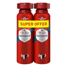 Old Spice Whitewater Deodorant Spray 2x150 ml