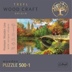 Trefl Wood Craft Origin Puzzle Central Park, Manhattan, New York 501 darab - fából készült puzzle