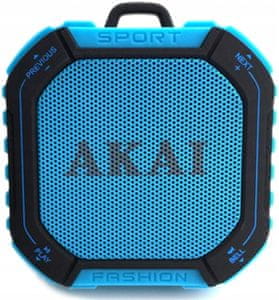 Bluetooth hordozható hangszóró akai ABTS-B7 aux újratölthető akkumulátor szép hangzás
