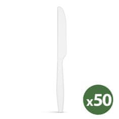 X TECH Többször használatos bioműanyag kés készlet - 50 db / csomag