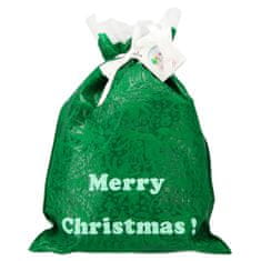 Chomik Karácsonyi ajándéktáska zöld "Merry Christmas" 30x45 cm