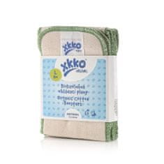 XKKO Organic Twill - Natúr, Betétes pelenkák, L-es méret (6 db)