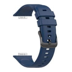FIXED Silicone Strap szilikon óraszíj Huawei Watch FIT2 számára FIXSSTB-1055-BL, kék