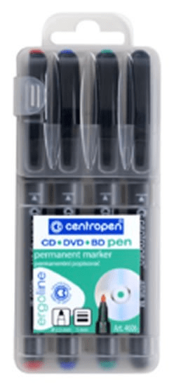 Centropen filctoll 4606 CD/DVD/BD tollhoz 4 db