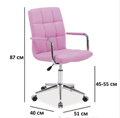 Signal Irodai szék Q-022 rózsaszín