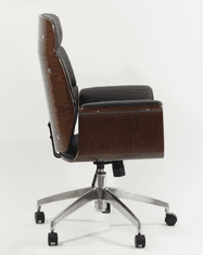Signal Irodai szék OREGON fekete eco bőr