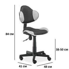 Signal Irodai szék Q-G2 szürke /fekete