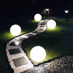 Volteno Napelemes kerti LED lámpa GOLYÓ RGB 17cm + távirányító